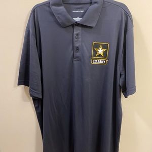 3 U.S. Army Polo Shirt in Yellow, Red, & Gray Size 2XL